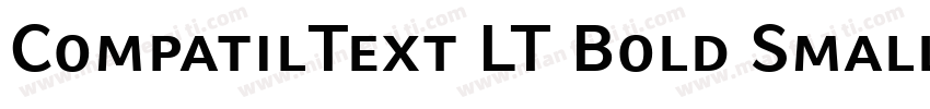 CompatilText LT Bold Small Caps字体转换